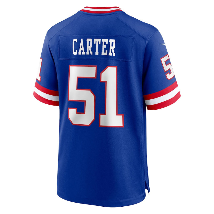 CAdoa NY.Giants #51 Abdul Carter Player Royal Home Game Stitched Jerseys