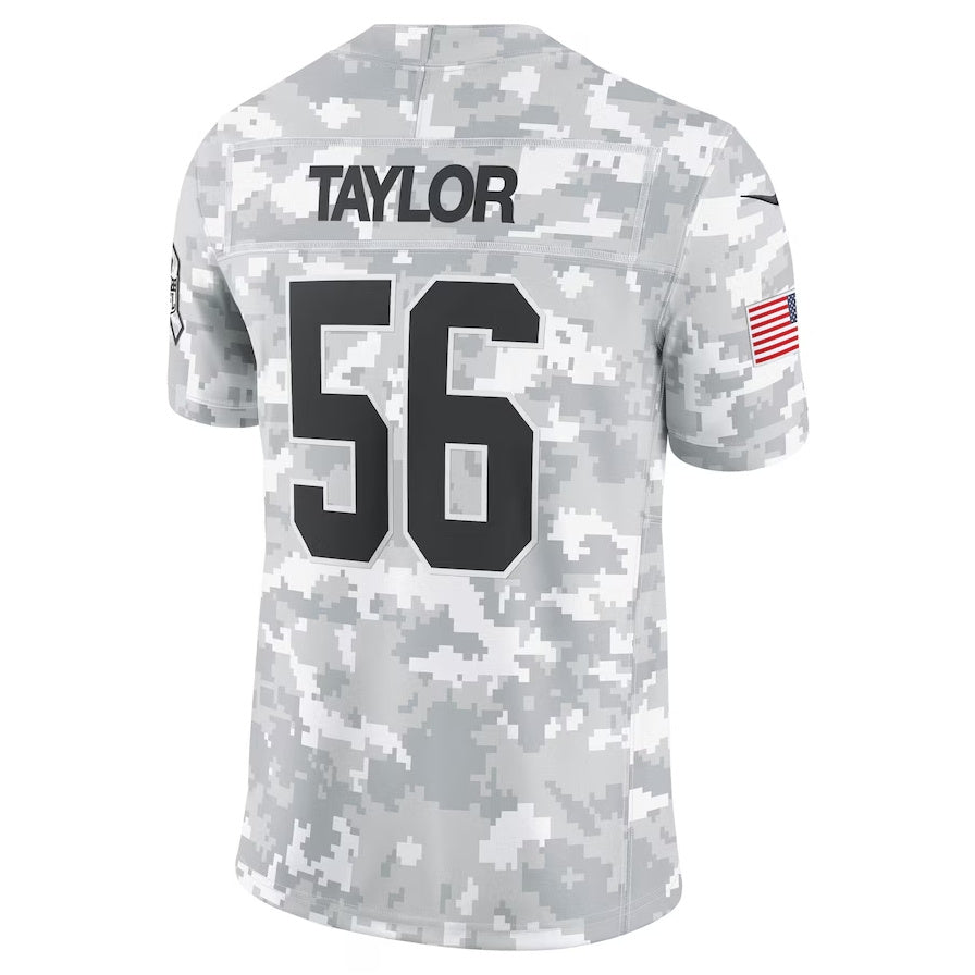 CAdoa NY.Giants #56 Lawrence Taylor Arctic Camo 2024 Salute to Service Retired Player Limited Stitched Jerseys