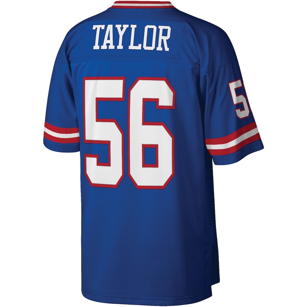 CAdoa NY.Giants #56 Lawrence Taylor Mitchell & Ness Royal Legacy Replica Jersey Stitched Puhic Game Jerseys