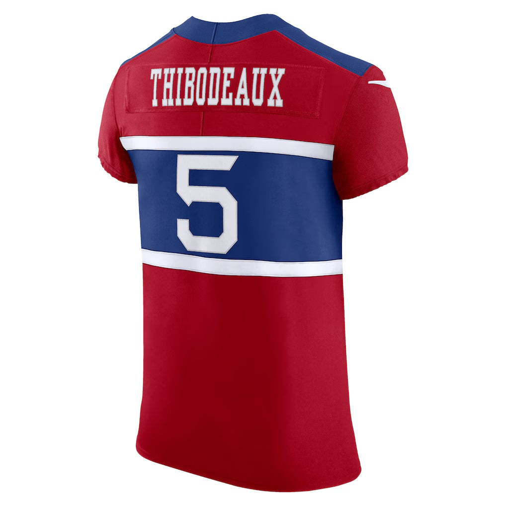 CAdoa NY.Giants #5 Kayvon Thibodeaux Red Vapor F.U.S.E. Elite Player Stitched Jerseys