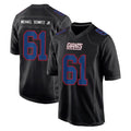 CAdoa NY.Giants #61 John Michael Schmitz Jr. Player Carbon Fashion Limited Home Game Stitched Jerseys