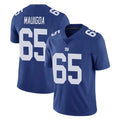 CAdoa NY.Giants #65 Francis Mauigoa Player Royal Limited Vapor Untouchable Home Game Stitched Jerseys
