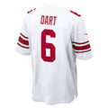 CAdoa NY.Giants #6 Jaxson Dart Player White Home Game Stitched Jerseys