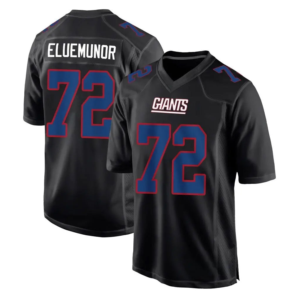 CAdoa NY.Giants #72 Jermaine Eluemunor Player Carbon Fashion Limited Home Game Stitched Jerseys
