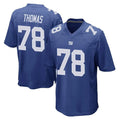 CAdoa NY.Giants #78 Andrew Thomas Player Royal Home Game Stitched Jerseys