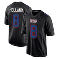 CAdoa NY.Giants #8 Jevon Holland Player Carbon Fashion Limited Home Game Stitched Jerseys
