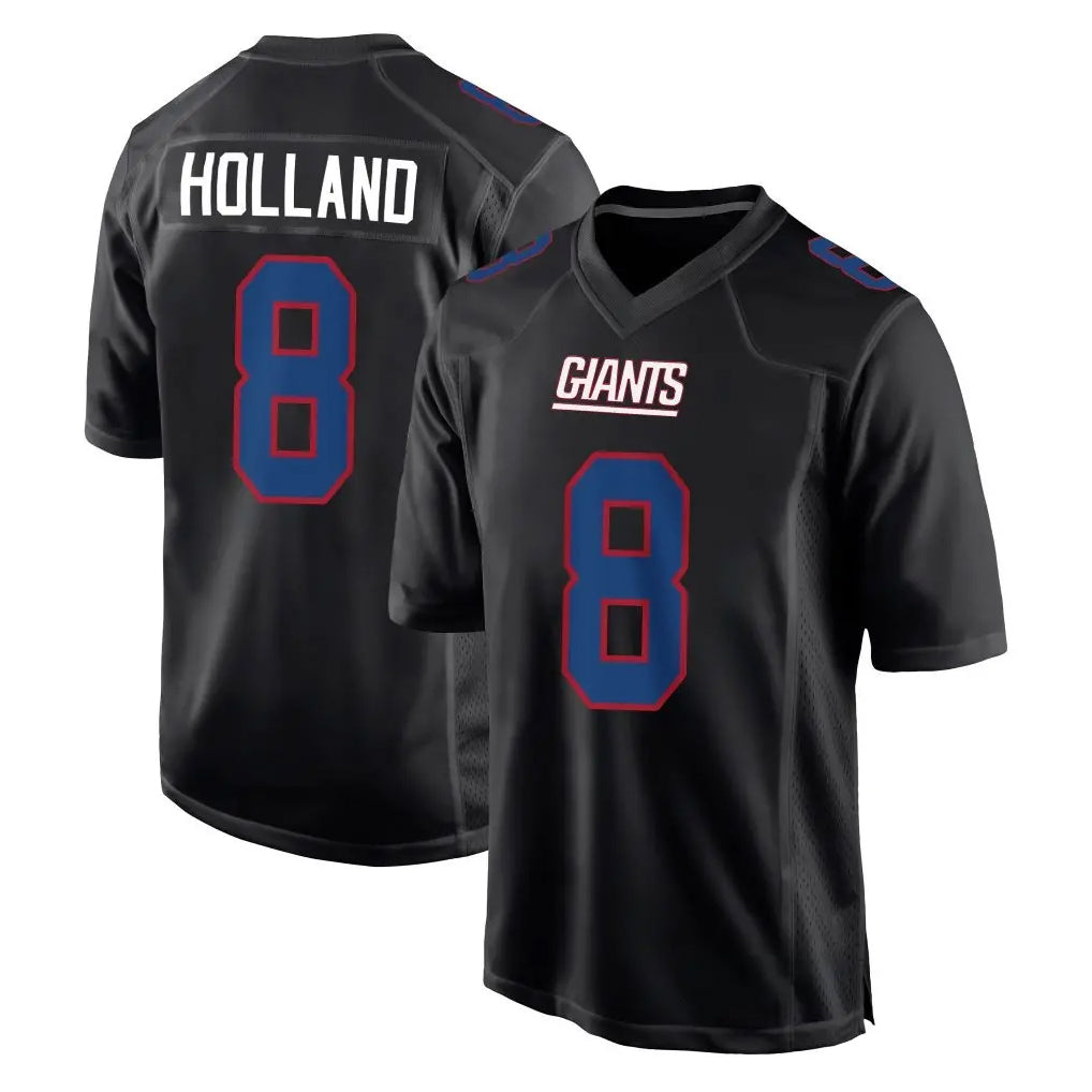 CAdoa NY.Giants #8 Jevon Holland Player Carbon Fashion Limited Home Game Stitched Jerseys