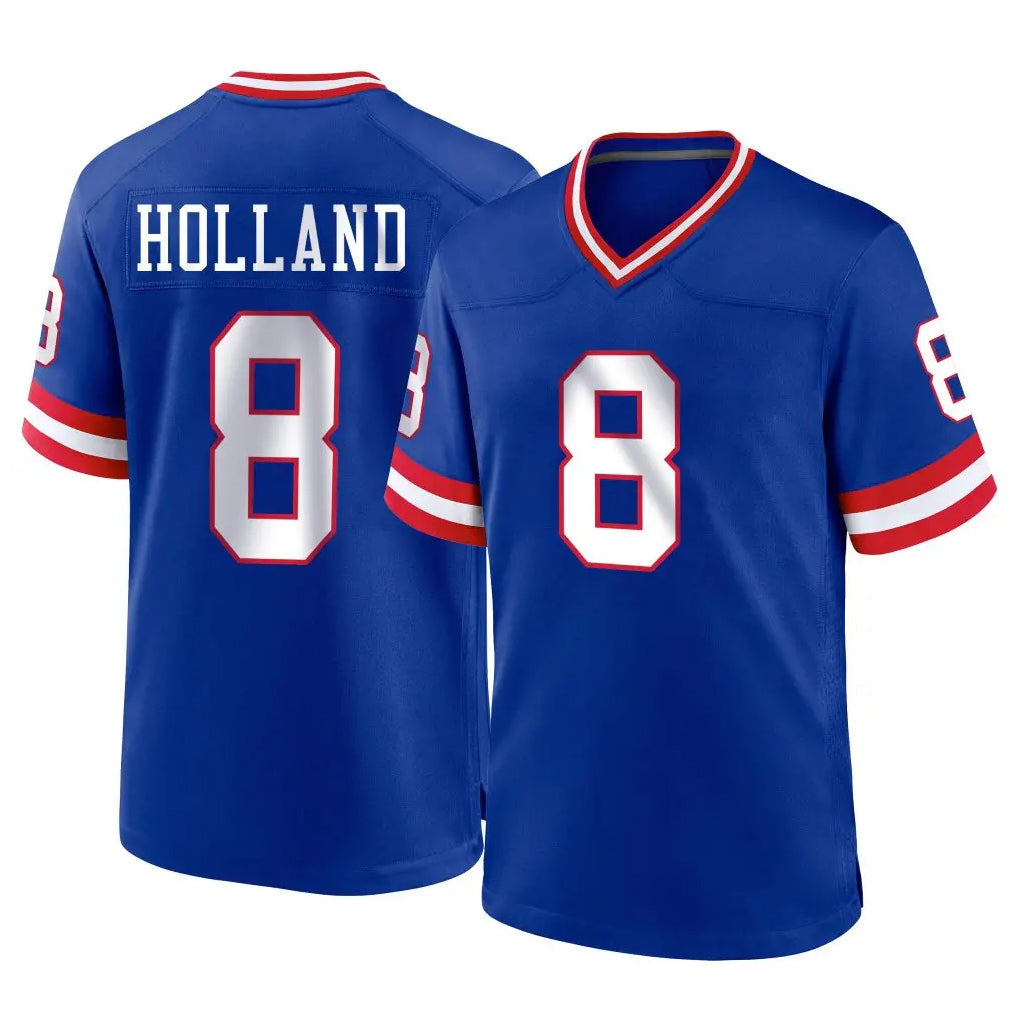 CAdoa NY.Giants #8 Jevon Holland Player Royal Classic Home Game Stitched Jerseys
