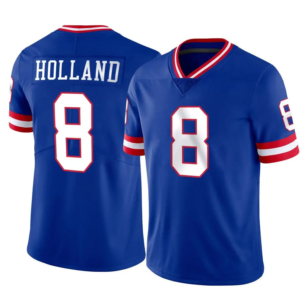 CAdoa NY.Giants #8 Jevon Holland Player Royal Classic Vapor Home Game Stitched Jerseys