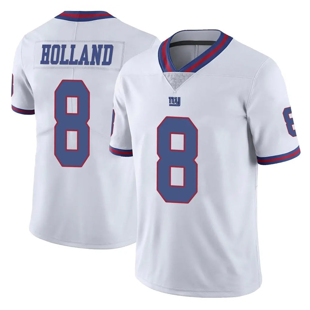 CAdoa NY.Giants #8 Jevon Holland Player White Color Rush Home Game Stitched Jerseys