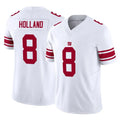 CAdoa NY.Giants #8 Jevon Holland Player White Limited Vapor F.U.S.E. Home Game Stitched Jerseys