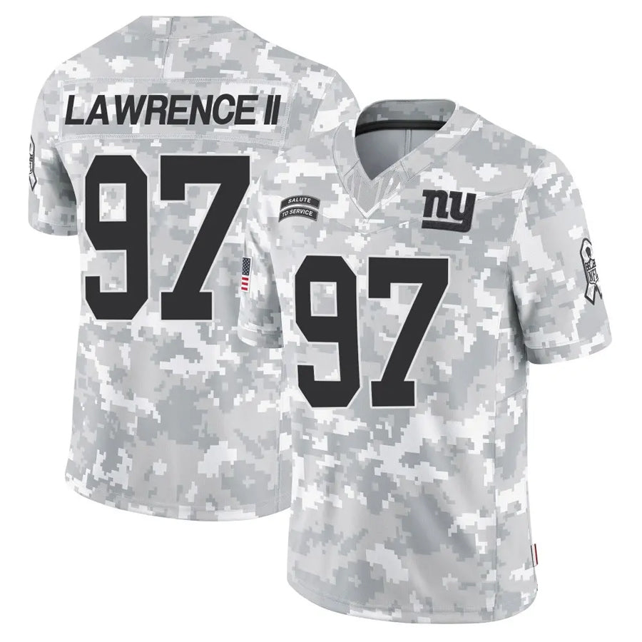 CAdoa NY.Giants #97 Dexter Lawrence II Player Arctic Camo Salute to Service Limited Stitched Jerseys