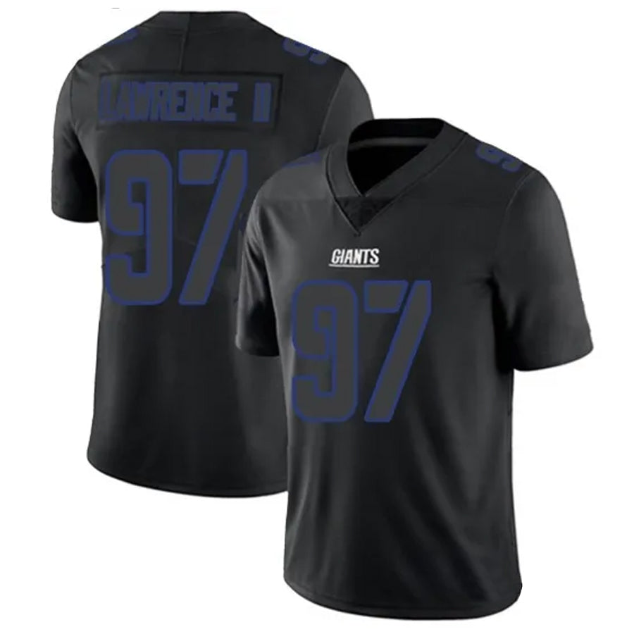 CAdoa NY.Giants #97 Dexter Lawrence II Player Limited Black Impact Stitched Jerseys