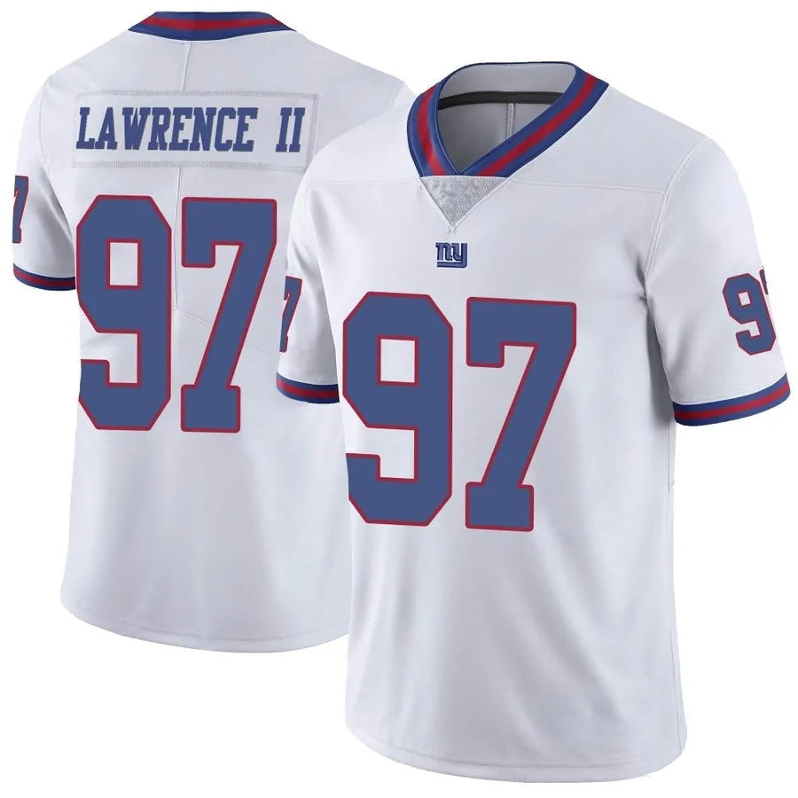 CAdoa NY.Giants #97 Dexter Lawrence II Player Vapor White Limited Stitched Jerseys