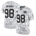 CAdoa NY.Giants #98 DJ Reader Player Arctic Camo Salute To Service Limited Game Stitched Jerseys