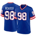 CAdoa NY.Giants #98 DJ Reader Player Royal Classic Home Game Stitched Jerseys