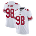 CAdoa NY.Giants #98 DJ Reader Player White Limited Vapor Untouchable Home Game Stitched Jerseys