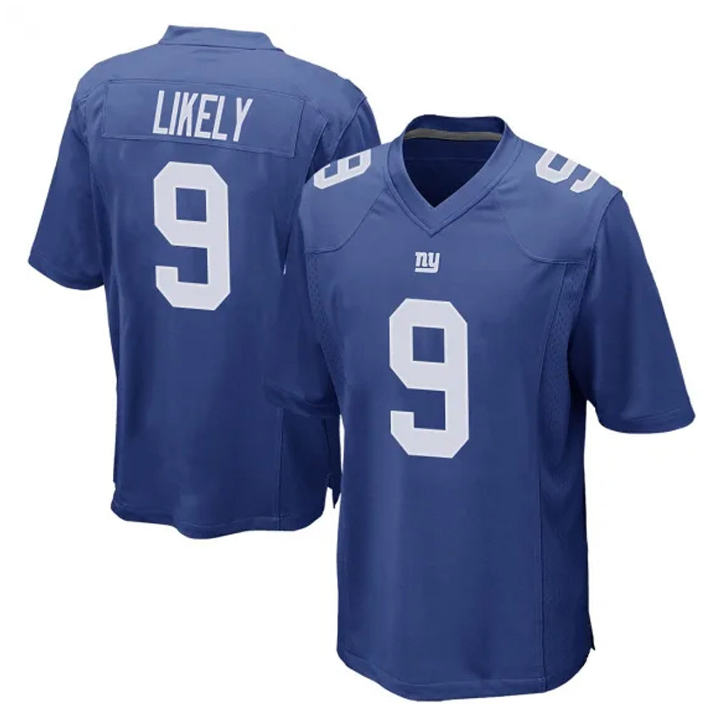 CAdoa NY.Giants #9 Lsaiah Likely Player Royal Home Game Stitched Jerseys