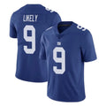 CAdoa NY.Giants #9 Lsaiah Likely Player Royal Limited Vapor Untouchable Home Game Stitched Jerseys