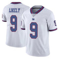 CAdoa NY.Giants #9 Lsaiah Likely Player White Color Rush Home Game Stitched Jerseys