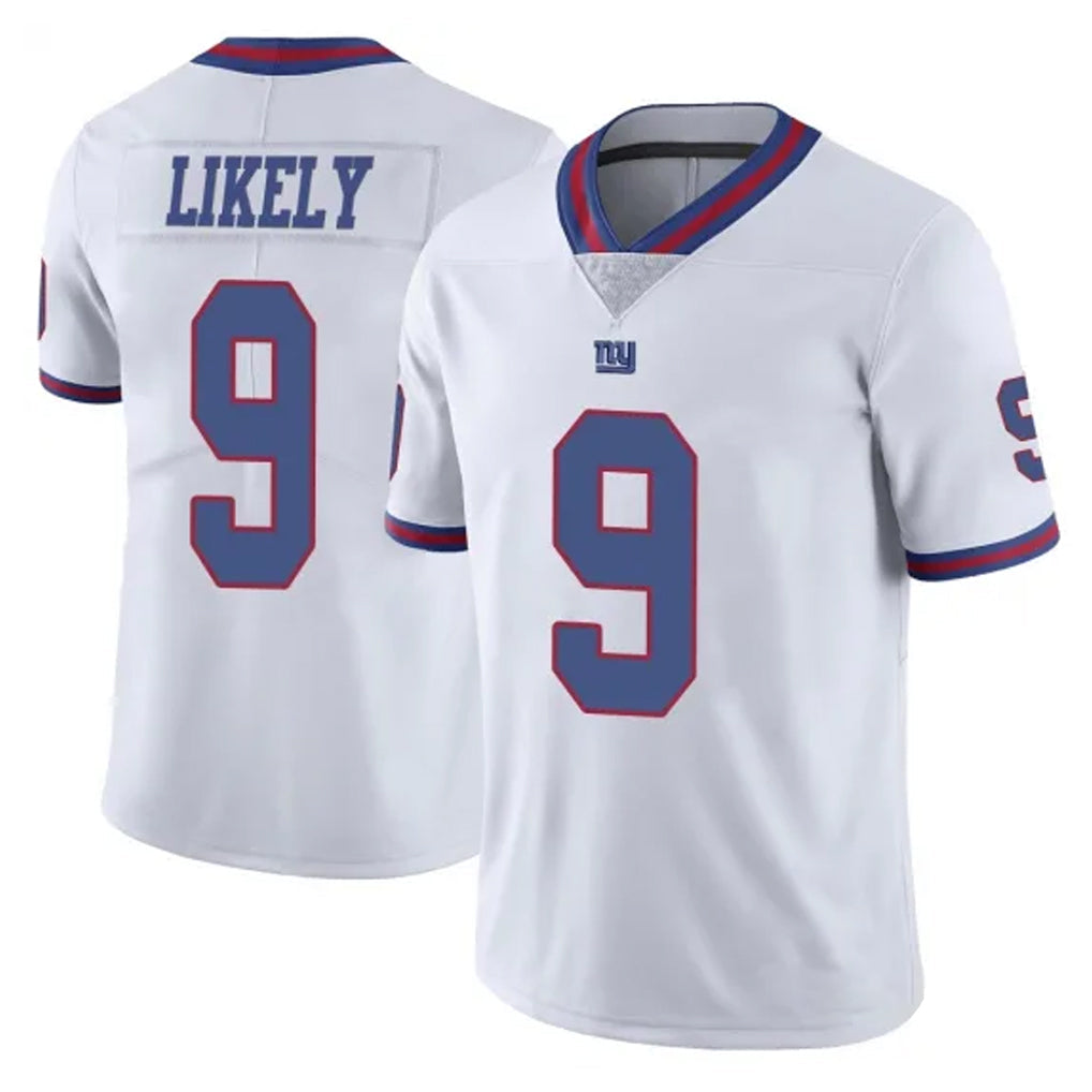 CAdoa NY.Giants #9 Lsaiah Likely Player White Color Rush Home Game Stitched Jerseys
