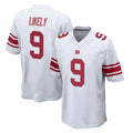 CAdoa NY.Giants #9 Lsaiah Likely Player White Home Game Stitched Jerseys
