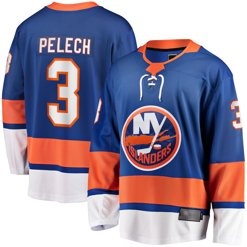 CAdoa NY.Islanders #3 Adam Pelech Royal Home Breakaway Player Jerseys