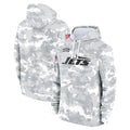 CAdoa NY.Jets Arctic Camo Salute to Service Pullover Hoodies Limited Game Blank Player Stitched Jerseys