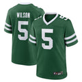 CAdoa NY.Jets Home Game Jerseys - Gotham Green - #5 Garrett Wilson Player Stitched Jerseys