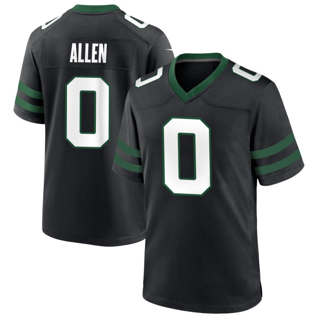 CAdoa NY.Jets #0 Braelon Allen Player Black Home Game Stitched Jerseys