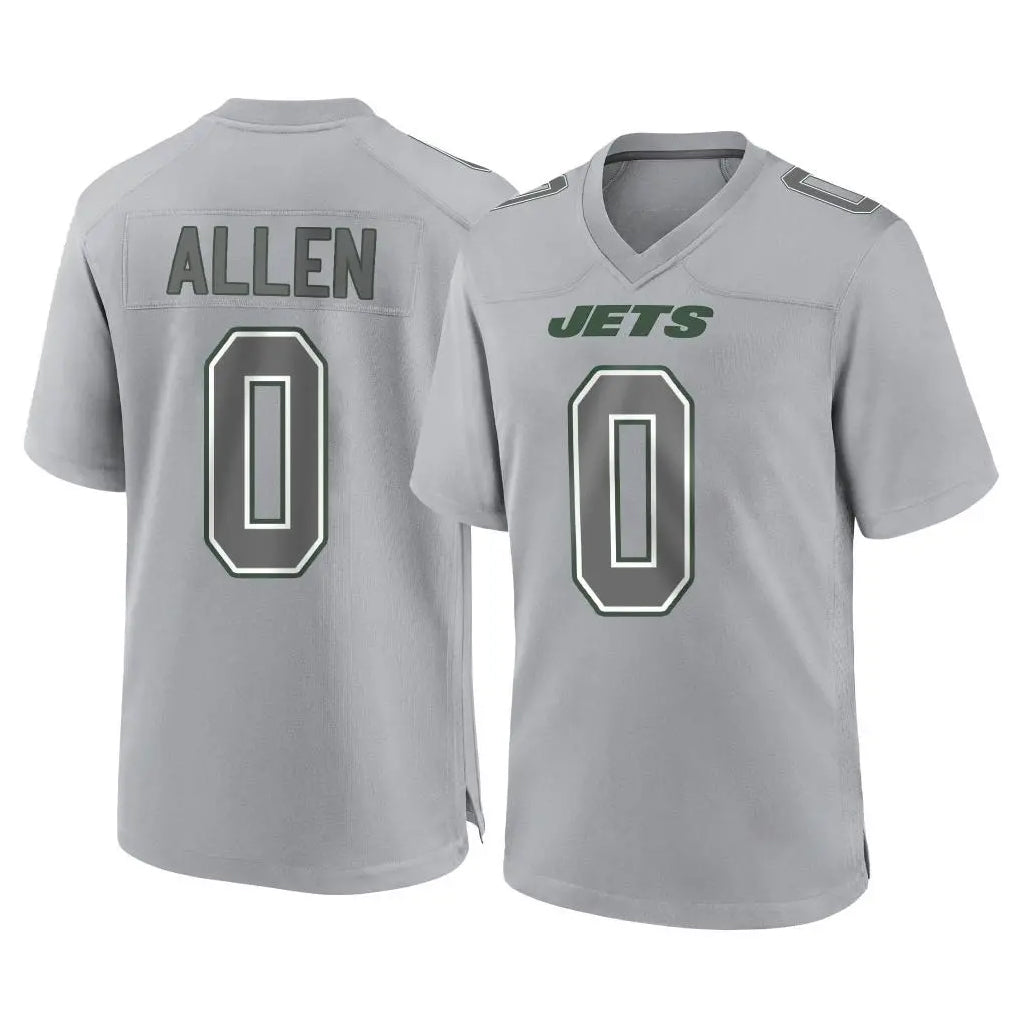 CAdoa NY.Jets #0 Braelon Allen Player Gray Limited Atmosphere Fashion Home Game Stitched Jerseys
