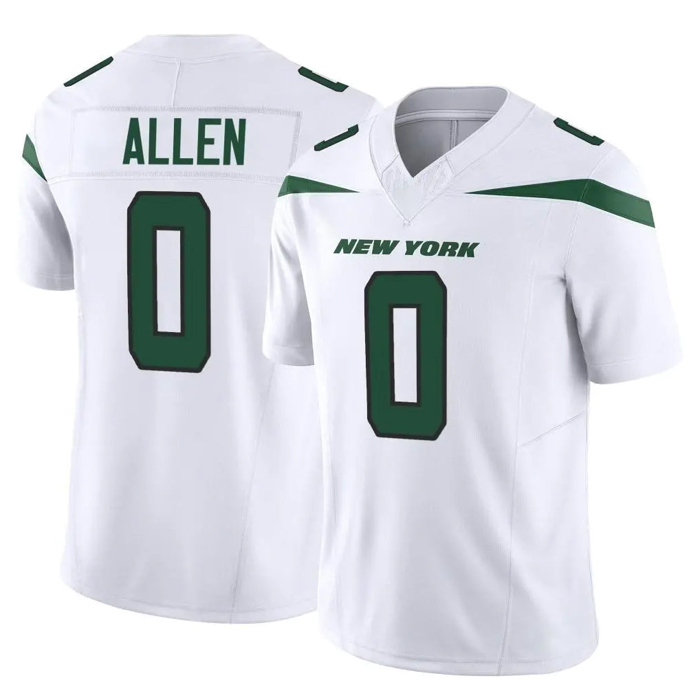 CAdoa NY.Jets #0 Braelon Allen Player White Limited Vapor F.U.S.E. Home Game Stitched Jerseys