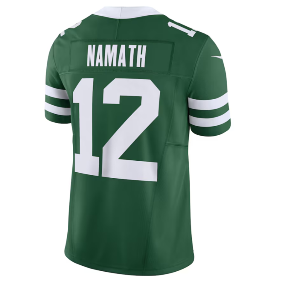 CAdoa NY.Jets #12 Joe Namath Legacy Green Vapor F.U.S.E. Limited Jersey Stitched American Stitched Jerseys