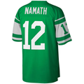 CAdoa NY.Jets #12 Joe Namath Mitchell & Ness Kelly Green Legacy Replica Stitched Puhic Jersey
