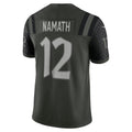 CAdoa NY.Jets #12 Joe Namath Player Gotham Green Rivalries Collection Limited Stitched Jerseys