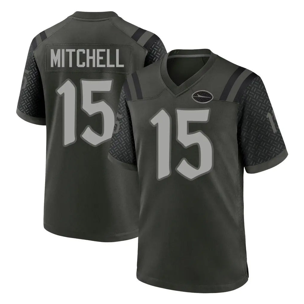 CAdoa NY.Jets #15 Adonai Mitchell Player Green 2025 Rivalries Collection Home Game Stitched Jerseys