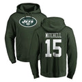 CAdoa NY.Jets #15 Adonai Mitchell Player Green LOGO Pullover Hoodies Limited Game Stitched Jerseys