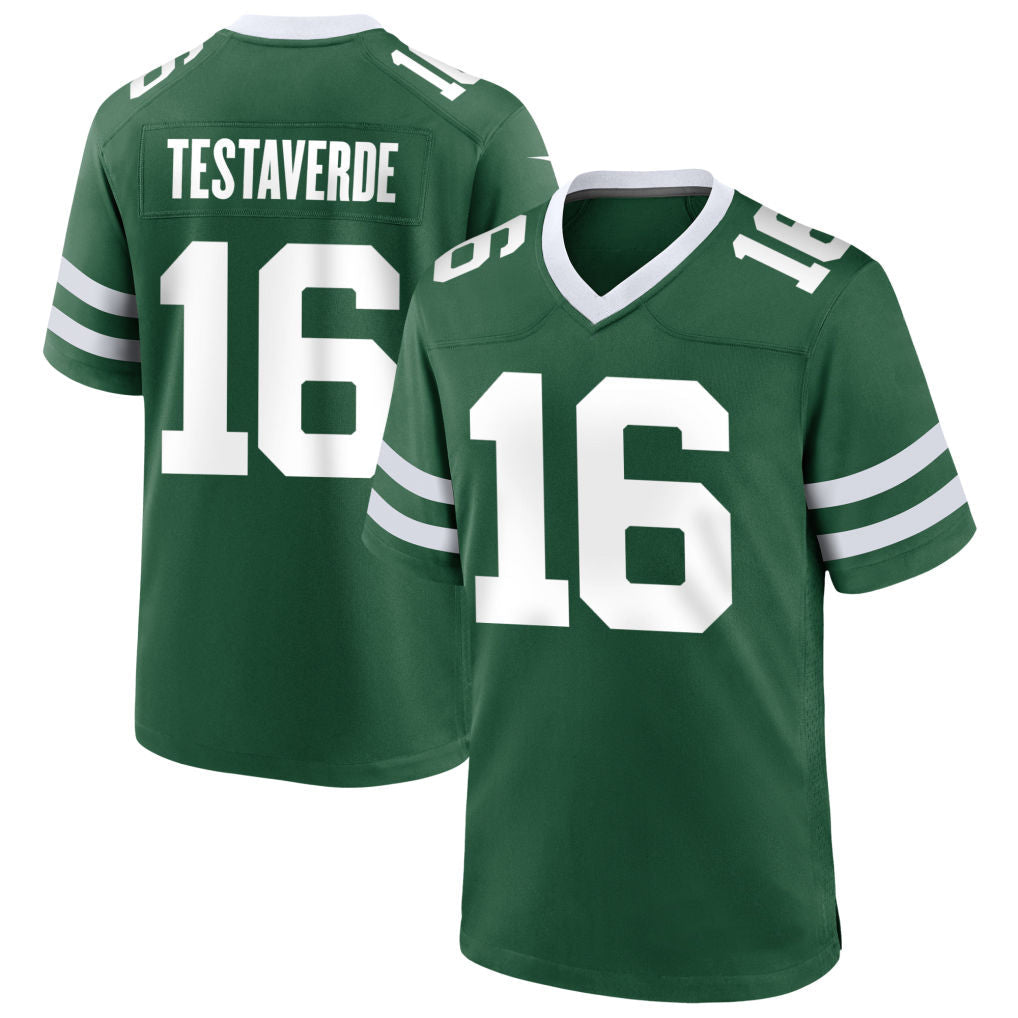 CAdoa NY.Jets #16 Vinny Testaverde Player Green Home Game Stitched Jerseys