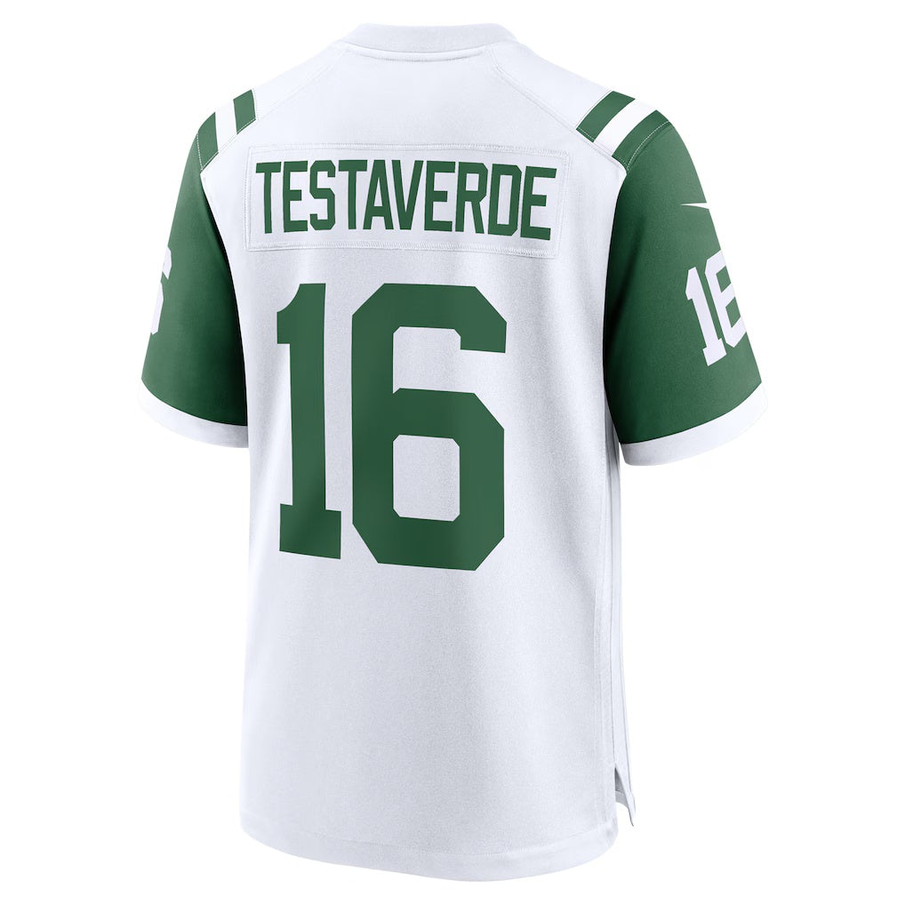 CAdoa NY.Jets #16 Vinny Testaverde White Retired Player Alternate Game Stitched Jerseys