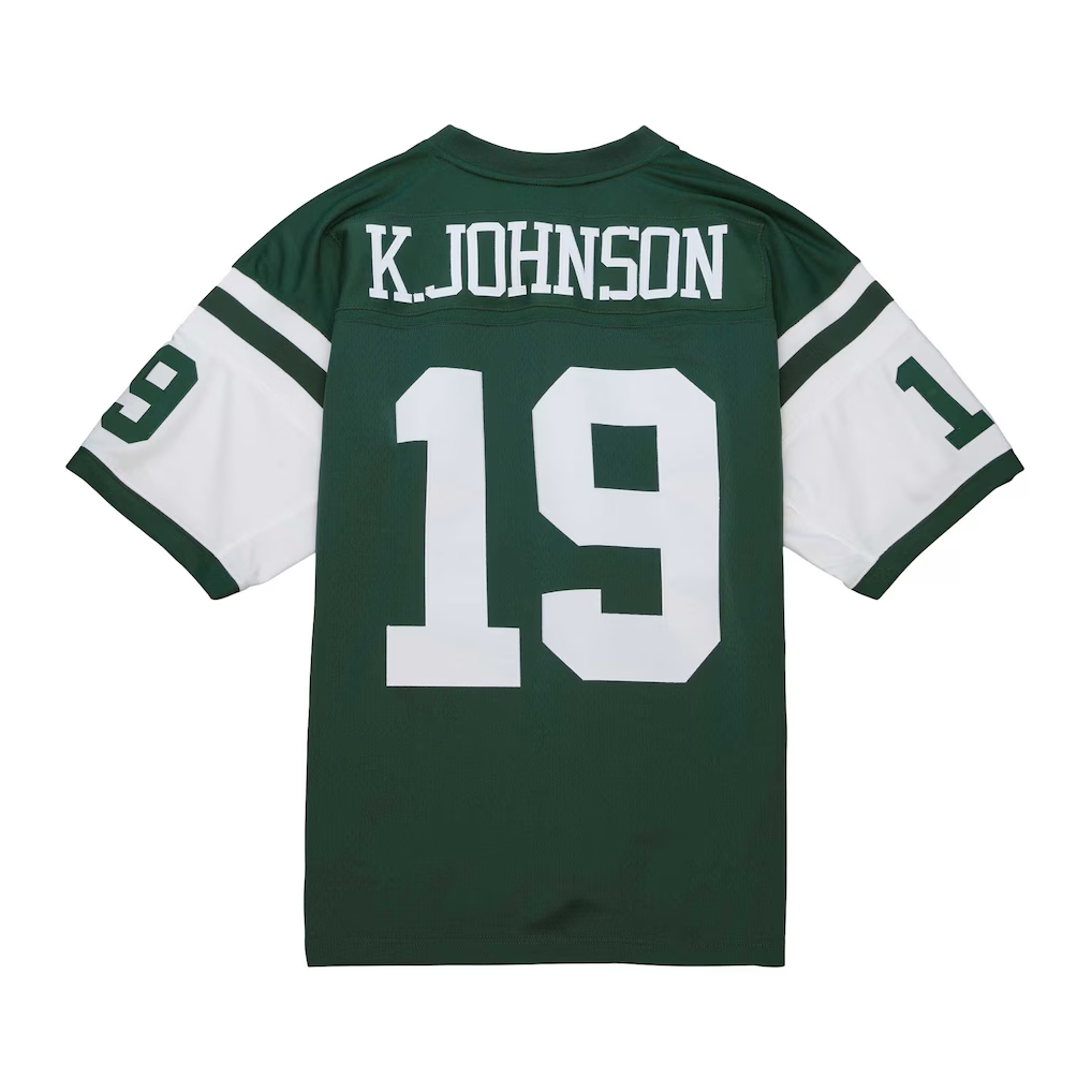 CAdoa NY.Jets #19 Keyshawn Johnson Mitchell & Ness Green Legacy Replica Jersey