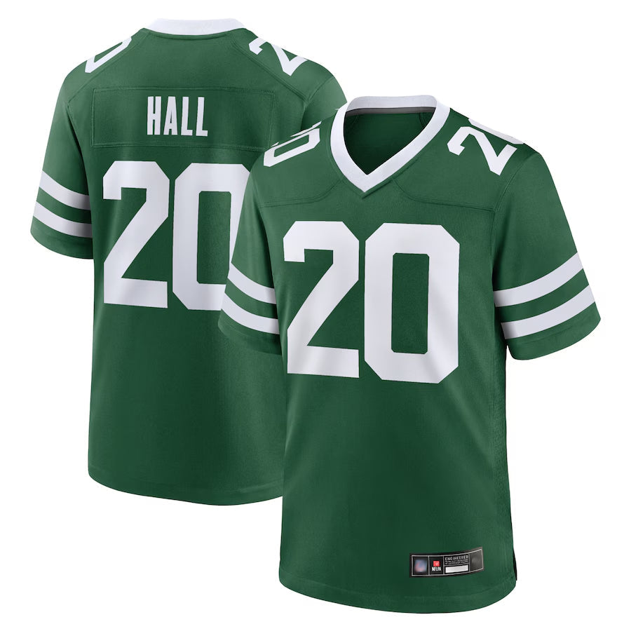 CAdoa NY.Jets #20 Breece Hall Player Home Game Jerseys - Gotham Green Stitched Jerseys