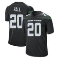 CAdoa NY.Jets #20 Breece Hall Player Stealth Black Home Game Stitched Jerseys