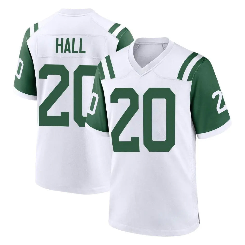 CAdoa NY.Jets #20 Breece Hall Player White Classic Home Game Stitched Jerseys