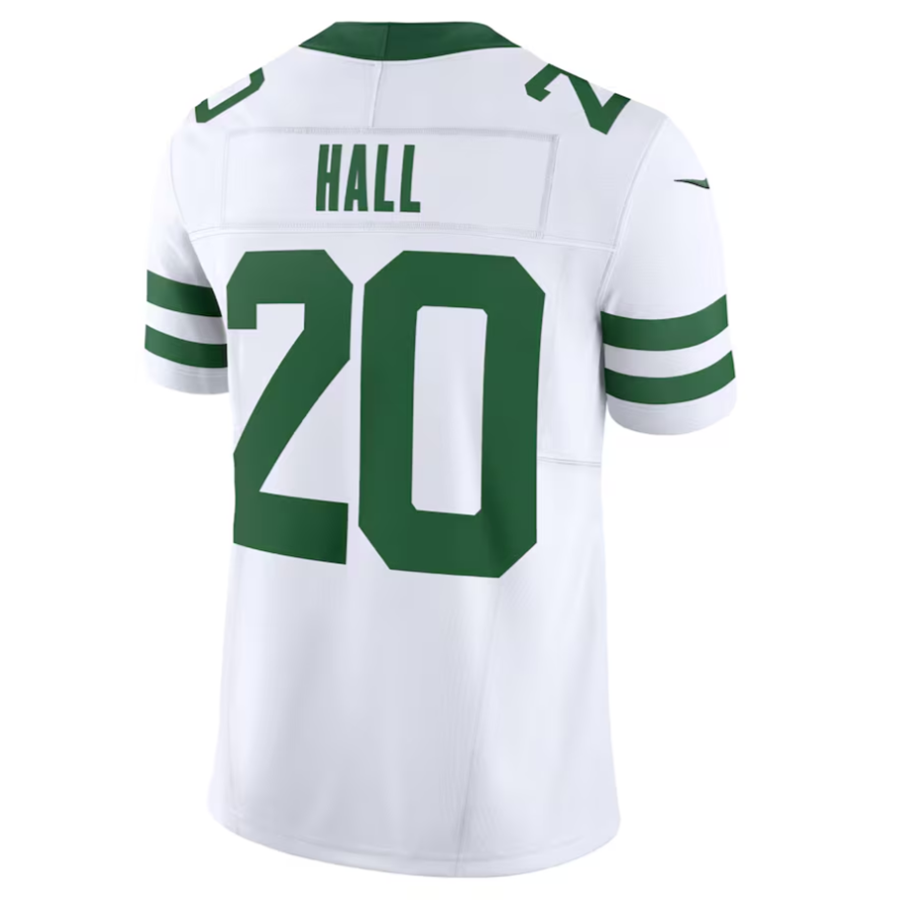 CAdoa NY.Jets #20 Breece Hall Player White Home Game Stitched Jerseys