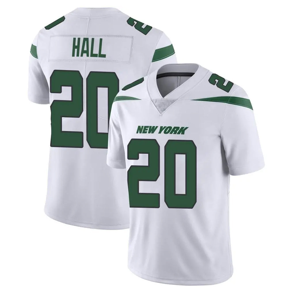 CAdoa NY.Jets #20 Breece Hall Player White Spotlight Limited Vapor Home Game Stitched Jerseys