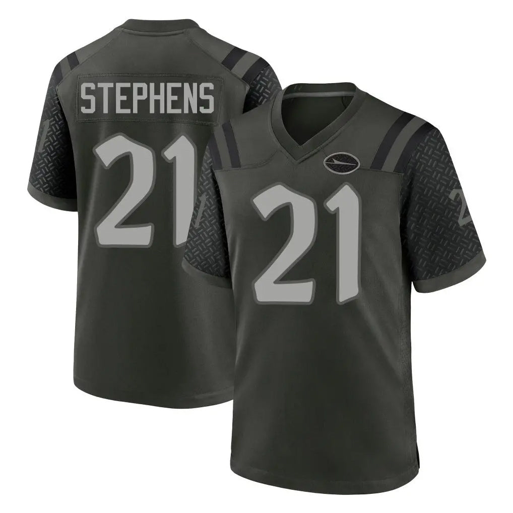 CAdoa NY.Jets #21 Brandon Stephens Player Green 2025 Rivalries Collection Home Game Stitched Jerseys