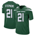 CAdoa NY.Jets #21 Brandon Stephens Player Green Home Game Stitched Jerseys