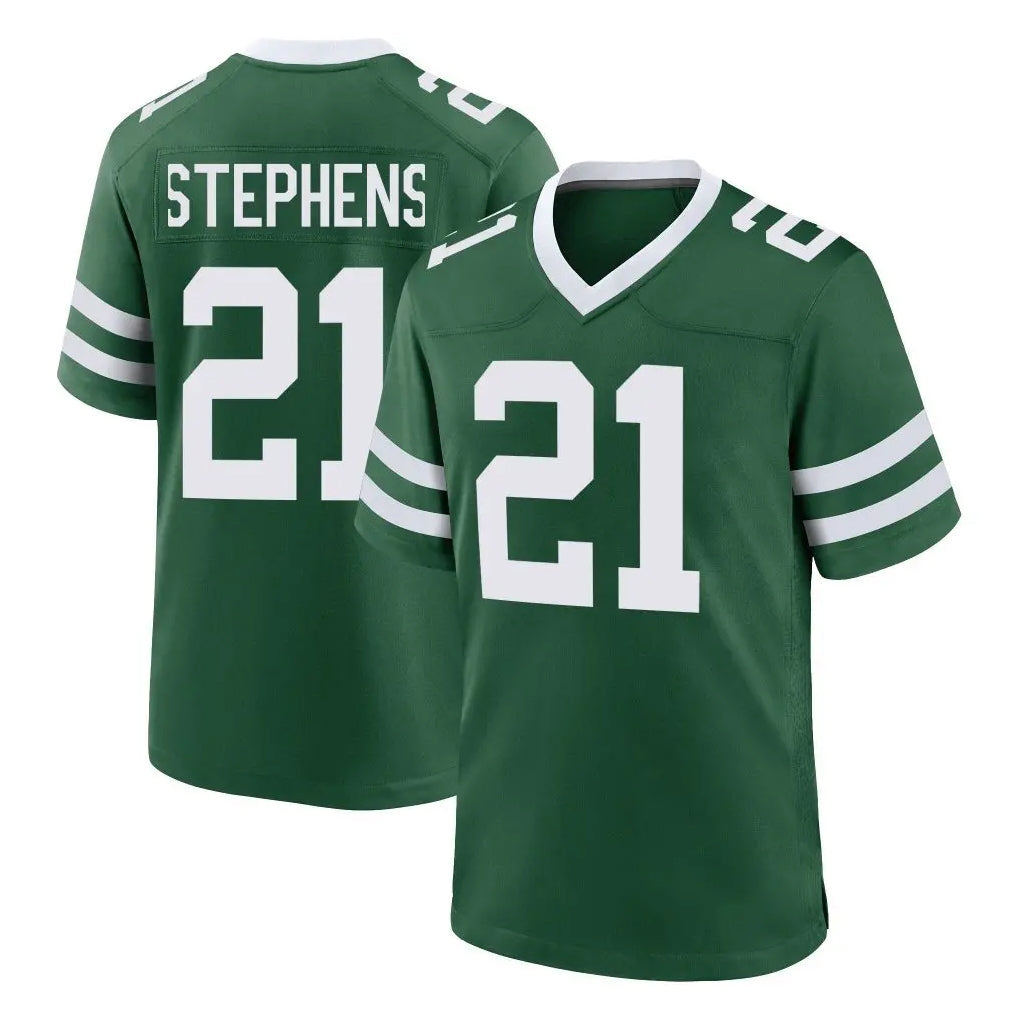 CAdoa NY.Jets #21 Brandon Stephens Player Green Legacy Home Game Stitched Jerseys