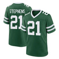 CAdoa NY.Jets #21 Brandon Stephens Player Green Legacy Home Game Stitched Jerseys