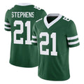 CAdoa NY.Jets #21 Brandon Stephens Player Green Legacy Limited Vapor F.U.S.E. Home Game Stitched Jerseys